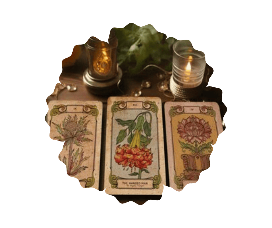 Als ontdekker kun je het tarotdeck botanica oculta verzamelen
